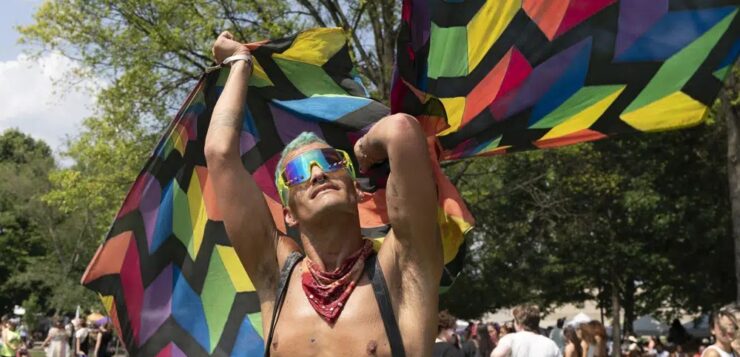 AP PHOTOS: RAINBOWS AROUND THE WORLD AS LGBTQ+ PRIDE IS CELEBRATED THROUGHOUT JUNE