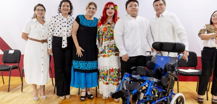 ENTREGÓ LA GOBERNADORA, LAYDA SANSORES SAN ROMÁN, EQUIPAMIENTO POR $5.8 MILLONES PARA EL FORTALECIMIENTO DE LA EDUCACIÓN ESPECIAL EN EL ESTADO 